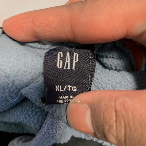 GAP Baby Blue Retro Fleecey Pullover Hoodie - Picture 2 of 3